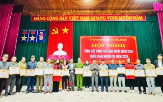 XÃ THẠCH KIM TỔ CHỨC HỘI NGHỊ TỔNG KẾT QUỐC PHÒNG – AN NINH NĂM 2024