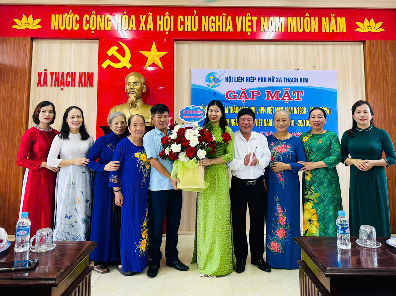 SÔI NỔI CÁC HOẠT ĐỘNG CỦA HỘI LIÊN HIỆP PHỤ NỮ XÃ THẠCH KIM CHÀO MỪNG KỶ NIỆM 94 NĂM NGÀY THÀNH LẬP HỘI LHPN VIỆT NAM  (20/10/1930-20/10/2024)