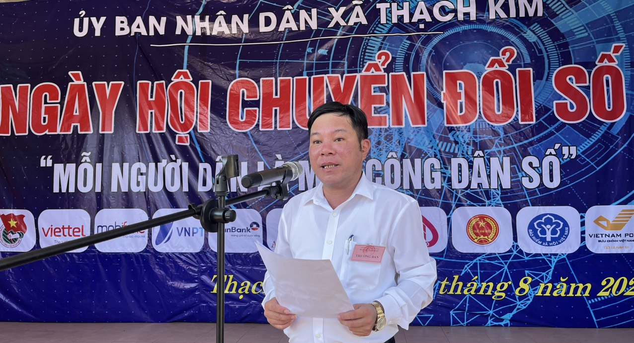 XÃ THẠCH KIM SÔI NỔI NGÀY HỘI CHUYỂN ĐỔI SỐ